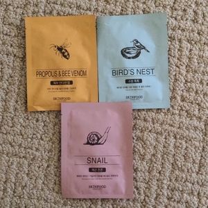 3 Skin Food Sheet Masks